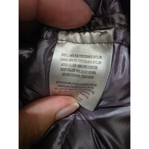 Andrew Marc Packable Lightweight Down Puffer Jacket Hooded XS Gray Women’s - Picture 5 of 7